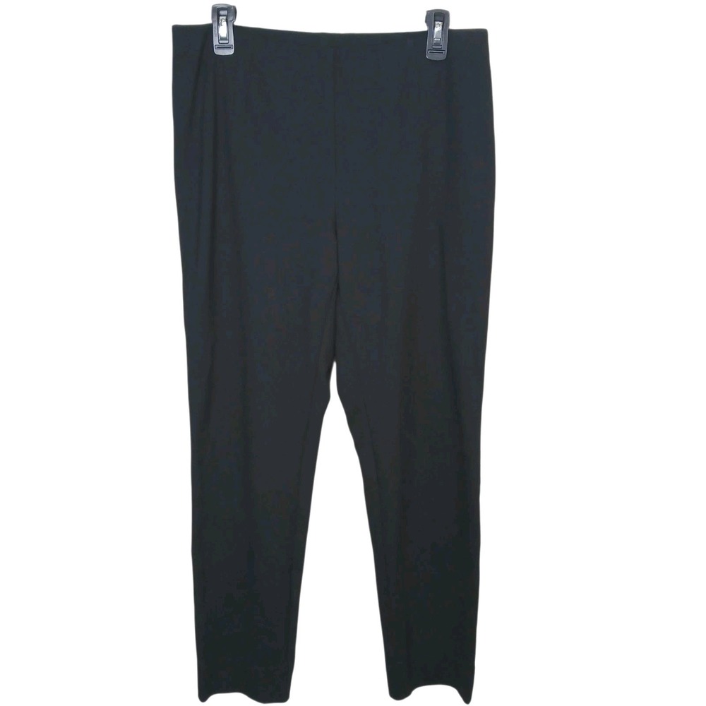 Andrew Marc Stretch Trouser Pants Women's Size 12 Black Stretch Careeer Comfort